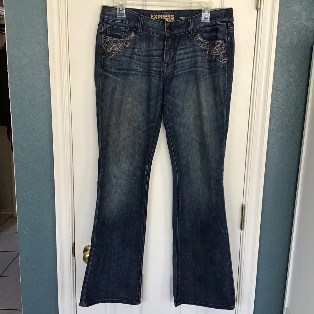 Ladies Express Boot Cut Jeans Size 8.